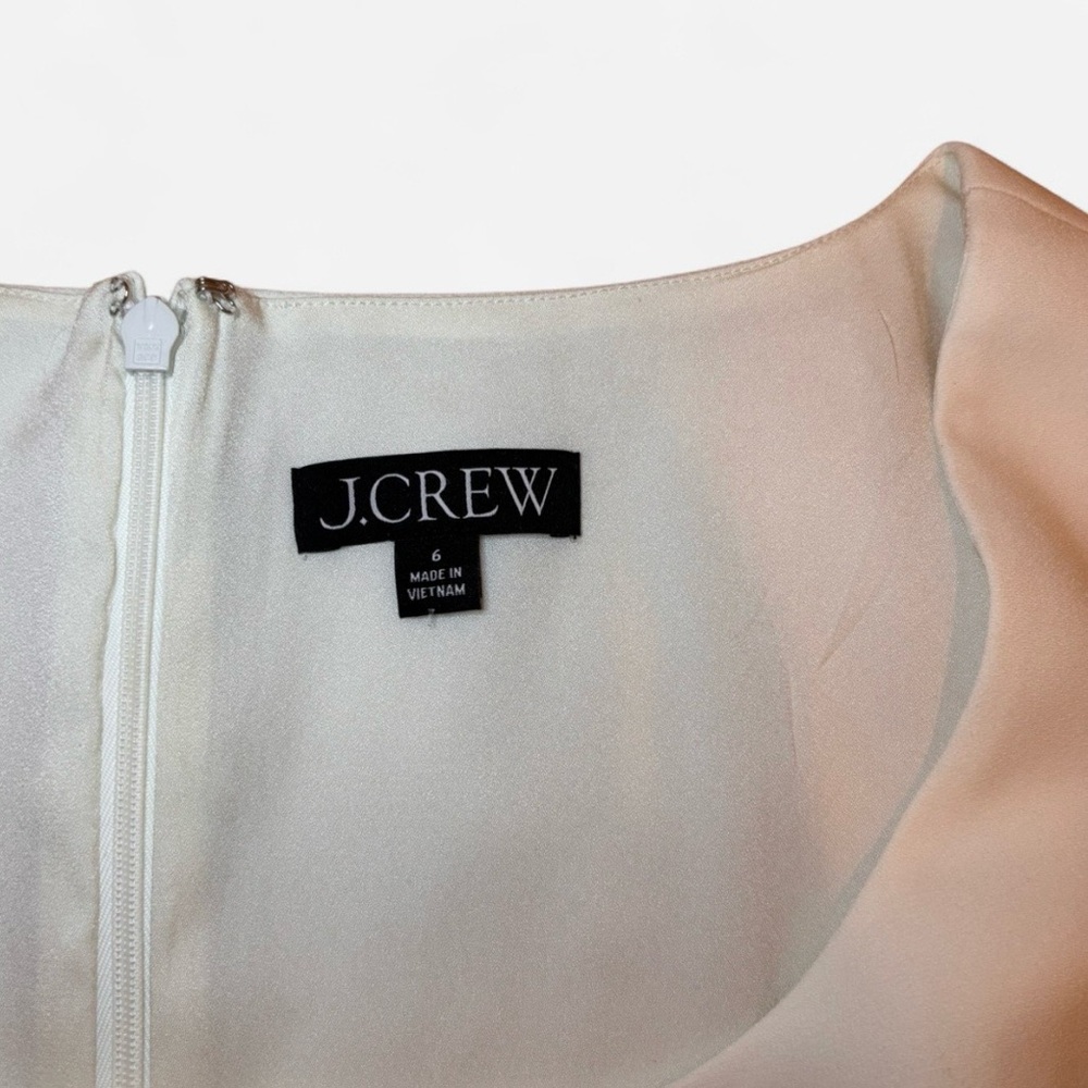 J. Crew Women's Wide White Scoopneck Tank Top size 6 - Picture 4 of 6